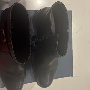 Cole Haan Womens leather  Black Boots